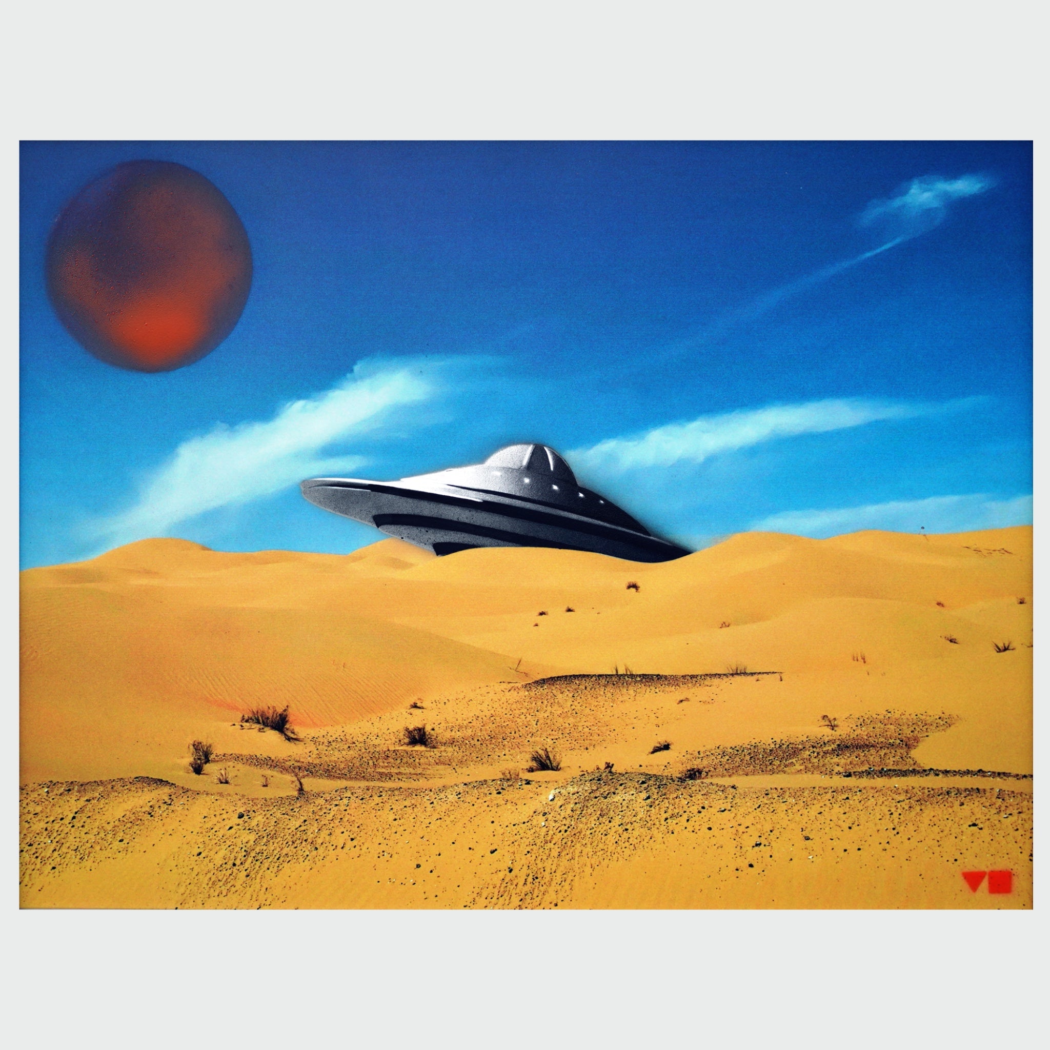 we come in peace - print